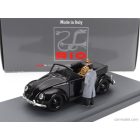 RIO MODELS VOLKSWAGEN BEETLE MAGGIOLINO CABRIOLET OPEN WITH HITLER AND PORSCHE FIGURES 1936 - INSPECTING THE FIRST BEETLE IN STUTTGART