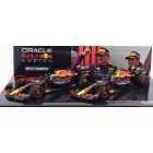 Minichamps RED BULL F1 SET 2X RB18 TEAM ORACLE RED BULL RACING N 1 WINNER EMILIA ROMAGNA ITALY GP WORLD CHAMPION 2022 MAX VERSTAPPEN + N 11 2nd EMILIA ROMAGNA ITALY GP 2022 SERGIO PEREZ