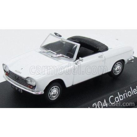 Norev Peugeot 204 Cabriolet 1967 - Courchevel White