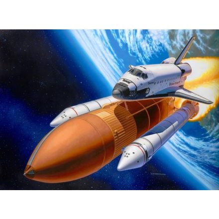 Revell Space Shuttle Discovery & Booster Rockets makett