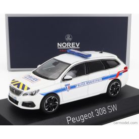 Norev Peugeot 308 SW STATION WAGON POLICE MUNICIPALE 2018