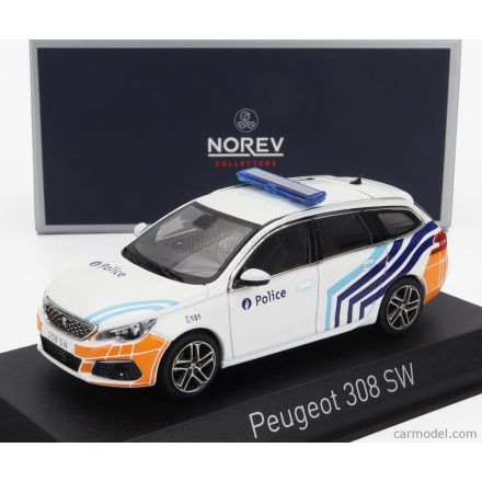 Norev Peugeot 308 SW STATION WAGON BELGIAN POLICE 2018