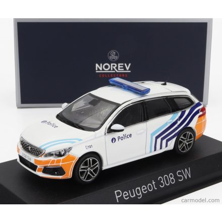 Norev Peugeot 308 SW STATION WAGON BELGIAN POLICE 2018