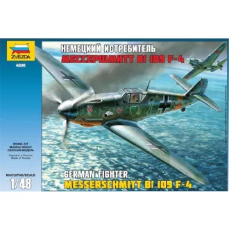 Zvezda Messerschmitt Bf-109 F4 makett