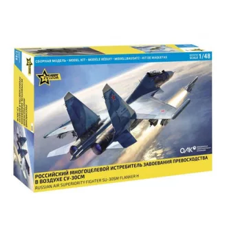   Zvezda Russian Air Superiority Fighter Su-30 SM Flanker H makett