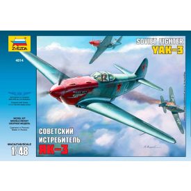 Zvezda YAK-3 Soviet WWII Fighter makett