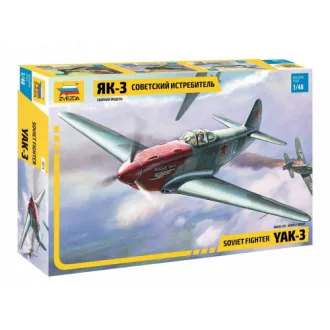 Zvezda Soviet fighter Yak-3 katonai repülő makett