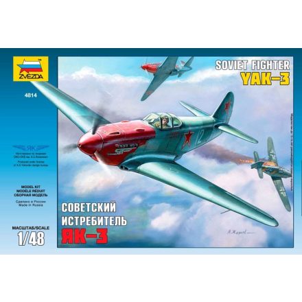 Zvezda YAK-3 Soviet WWII Fighter makett