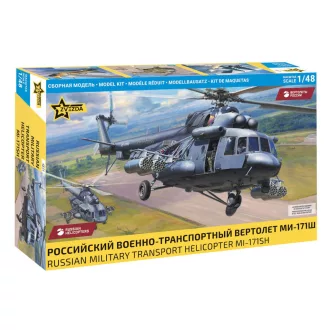   Zvezda Russian multi-purpose helicopter Mil Mi-171SH helikopter makett