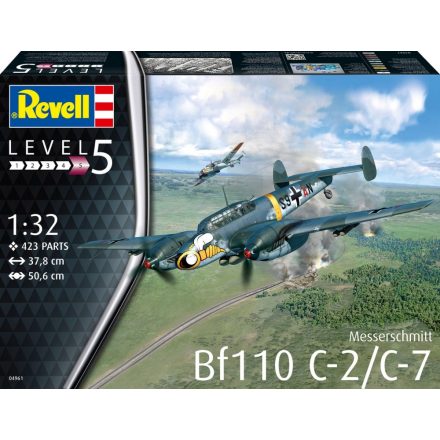 Revell Messerschmitt Bf110 C-7 makett