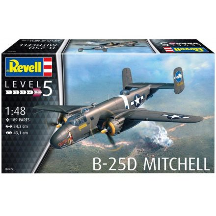 Revell North American B-25C/D Mitchell makett