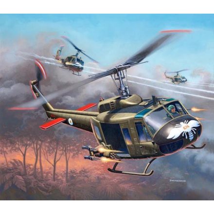 Revell Bell UH-1H Gunship makett