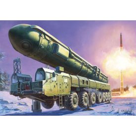 Zvezda Ballistic Missile Launcher Topol makett