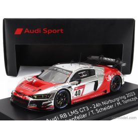   SPARK MODEL AUDI R8 LMS GT3 TEAM AUDI SPORT SCHERER PHX N 40 24h NURBURGRING 2023 MIKE ROCKENFELLER - TIMO SCHEIDER - MARTIN TOMCZYK