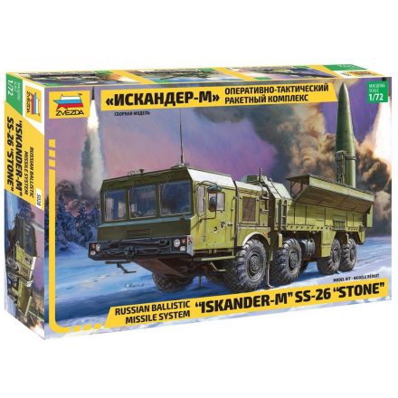 Zvezda Iskander-M SS-26 Stone makett