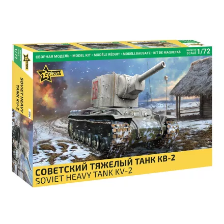 Zvezda Soviet Heavy Tank KV-2 makett