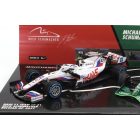 MINICHAMPS HAAS F1 SET 2X VF-21 FERRARI 065/6 TEAM URALKALI N 47 BELGIUM GP 2021 MICK SCHUMACHER + JORDAN 191 FORD N 32 FIRST F1 RACE SPA BELGIUM GP 1991 MICHAEL SCHUMACHER - 30th ANNIVERSARY