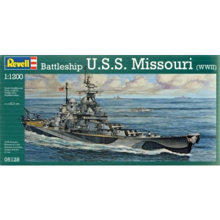 Revell Battleship U.S.S. Missouri(WWII) makett