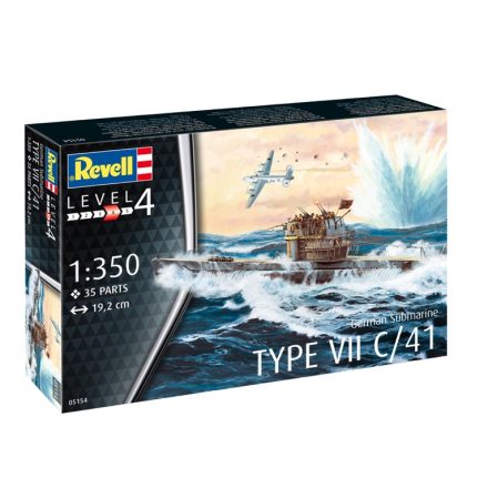 Revell U-Boot Typ VII C/41 makett
