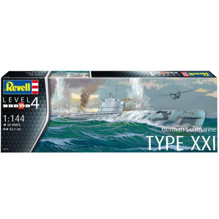 Revell Typ XXI German Submarine makett