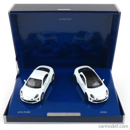 Norev Renault SET 2X ALPINE A110 PURE 2018 + A110S 2019