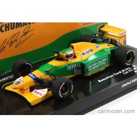  MINICHAMPS BENETTON F1 B192 FORD N 19 1st F1 WINNER BELGIAN GP 1992 MICHAEL SCHUMACHER