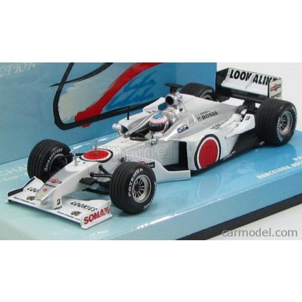 Minichamps BAR F1 02 HONDA LOOK ALIKE N 0 TEST BARCELLONA 2000 T.SATO