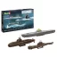 Revell 70 Years of Bundeswehr: Wilhelm Bauer / Type 206 A and Type 212 A Submarine makett