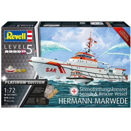 Revell Search & Rescue Vessel HERMANN MARWEDE Limited Edition makett