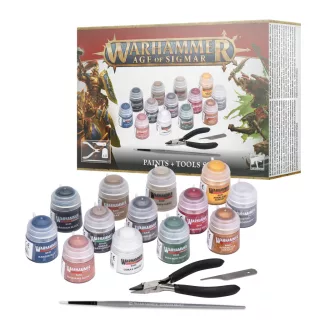 Games Workshop AOS PAINTS+TOOLS ENG/SPA/PORT/LATV/ROM