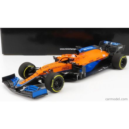 Minichamps McLAREN F1 MCL35L MERCEDES M12 EQ POWER+ TEAM MCLAREN N 3 BAHRAIN GP 2021 DANIEL RICCIARDO