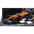 Minichamps McLAREN F1 SET 2X COFFRET MCL35L MERCEDES M12 EQ POWER+ TEAM MCLAREN N 3 WINNER ITALY GP 2021 DANIEL RICCIARDO + N 4 2nd ITALY GP 2021 LANDO NORRIS
