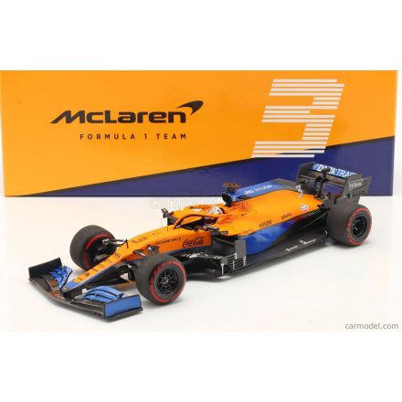 Minichamps McLAREN F1 MCL35L MERCEDES M12 EQ POWER+ TEAM MCLAREN N 3 BAHRAIN GP 2021 DANIEL RICCIARDO