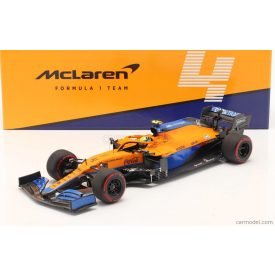  Minichamps McLAREN F1 MCL35L MERCEDES M12 EQ POWER+ TEAM MCLAREN N 4 4th BAHRAIN GP 2021 LANDO NORRIS