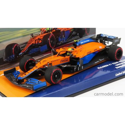 Minichamps McLAREN F1 MCL35L MERCEDES M12 EQ POWER+ TEAM MCLAREN N 4 4th BAHRAIN GP 2021 LANDO NORRIS