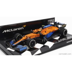   Minichamps McLAREN F1 MCL35L MERCEDES M12 EQ POWER+ TEAM MCLAREN N 4 2nd ITALY GP 2021 LANDO NORRIS