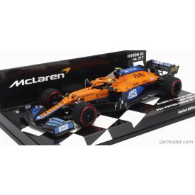   Minichamps McLAREN F1 MCL35L MERCEDES M12 EQ POWER+ TEAM MCLAREN N 4 POLE POSITION SOTCHI RUSSIAN GP 2021 LANDO NORRIS
