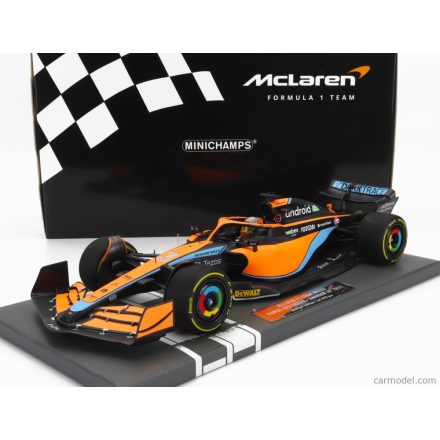 Minichamps McLAREN F1 MCL36 MERCEDES TEAM MCLAREN N 3 BAHRAIN GP 2022 DANIEL RICCIARDO