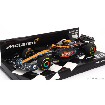 Minichamps McLAREN F1 MCL36 MERCEDES TEAM MCLAREN N 4 ABU DHABI GP 2022 LANDO NORRIS
