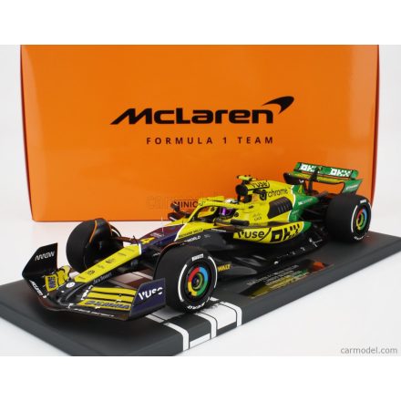 Minichamps McLAREN F1 MCL38 TEAM MCLAREN N 4 4th MONACO GP (SENNA 30th ANNIVERSARY) 2024 LANDO NORRIS