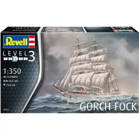 Revell Gorch Fock makett