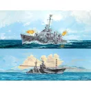 Revell - Pacific Warriors (USS Fletcher & USS Indianapolis) hajó makett