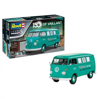   Revell - Geschenkset 150 years of Vaillant VW T1 Bus autó makett