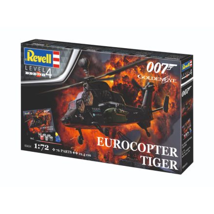 Revell Gift Set - Eurocopter Tiger - James Bond 007 GoldenEye makett