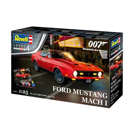Revell Gift Set Ford Mustang Mach 1 - James Bond 007 Diamonds Are Forever makett