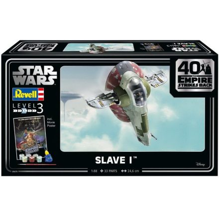 Revell Gift Set - Star Wars Slave I (The Empire Strikes Back 40th Anniversary) makett