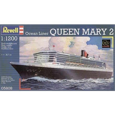 Revell Queen Mary 2 makett