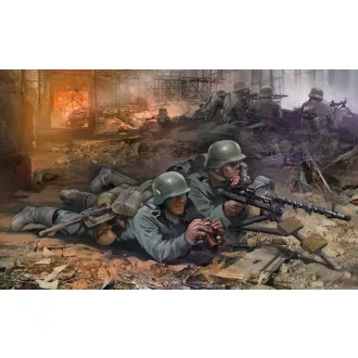 Zvezda German Machinegum Crew East Front 1941