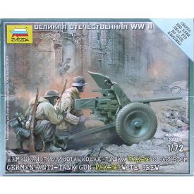 Zvezda German gun Pak-36 with Crew makett