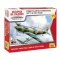 Zvezda Soviet fighter 1944-1945 LaGG-3 - snap-fit katonai repülő makett
